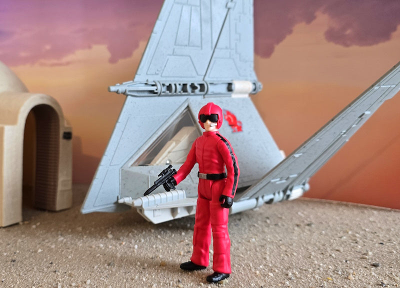 Scifi Pilot - red outfit