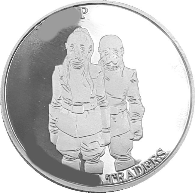 Scifi coin - alien traders
