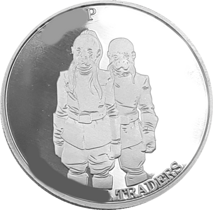 Scifi coin - alien traders