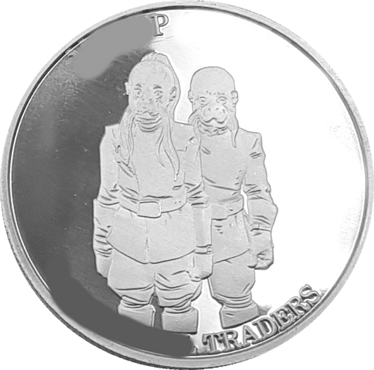 Scifi coin - alien traders