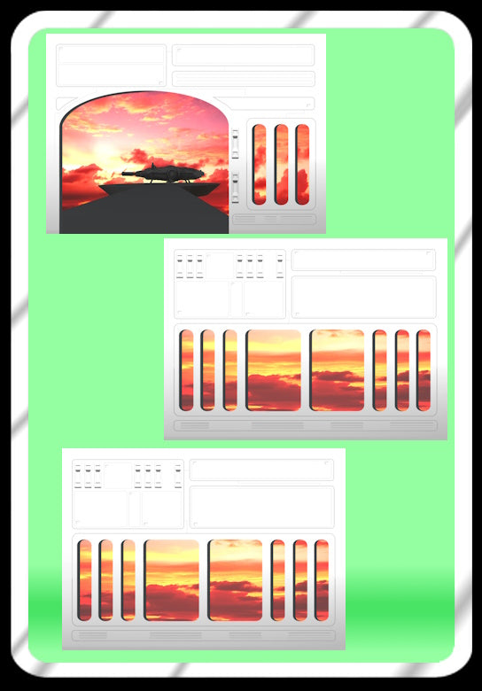 Cloud City Backdrop set
