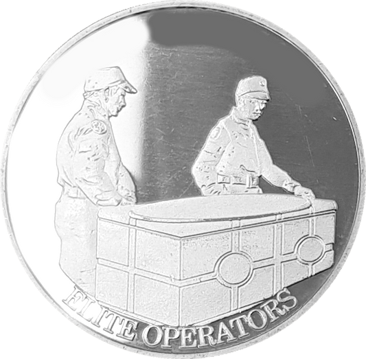 Scanning Ground Crew Military coin
