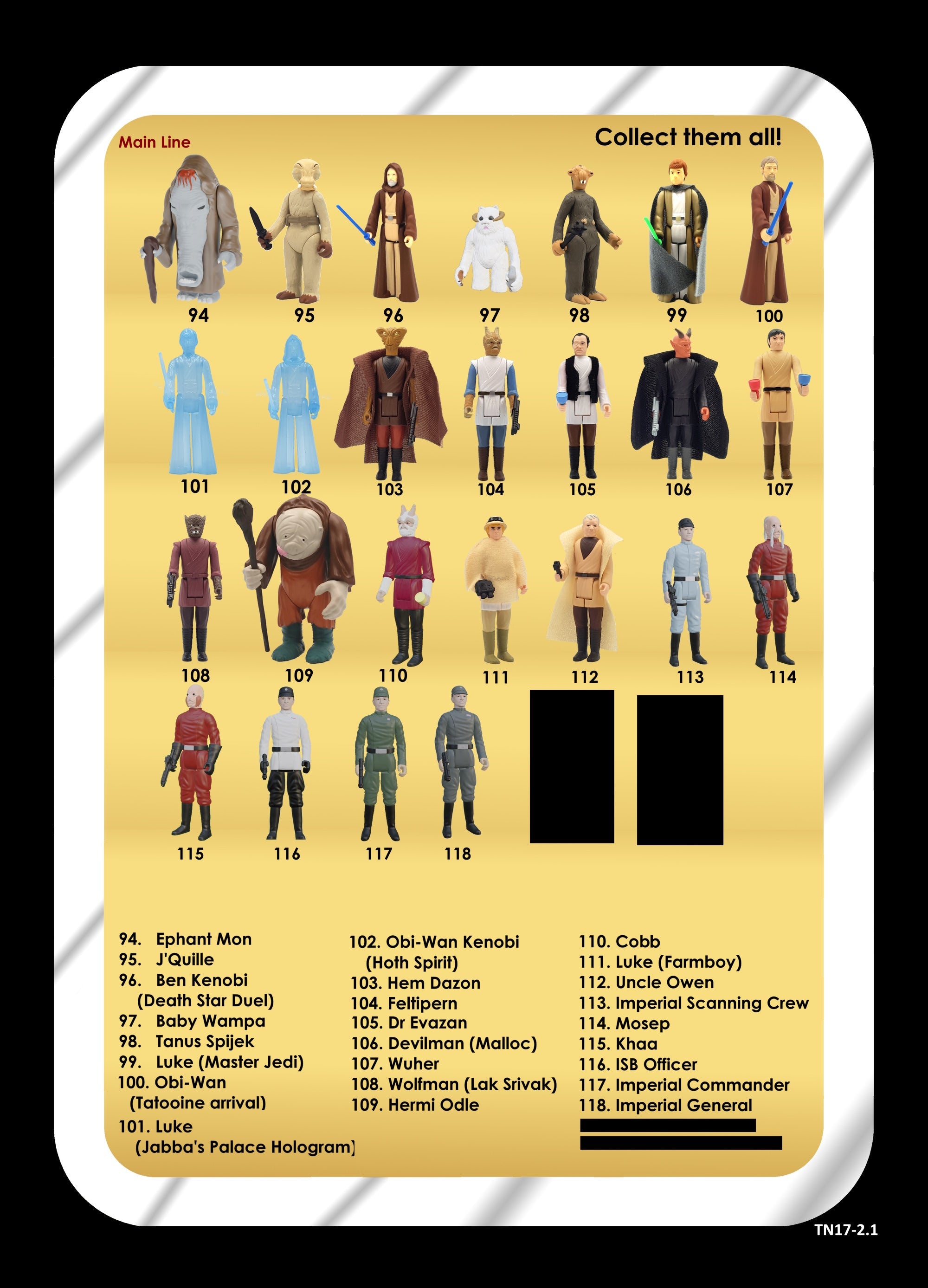 Vintage creature cantina EI-Les figure 3.75 inch – The Next 17